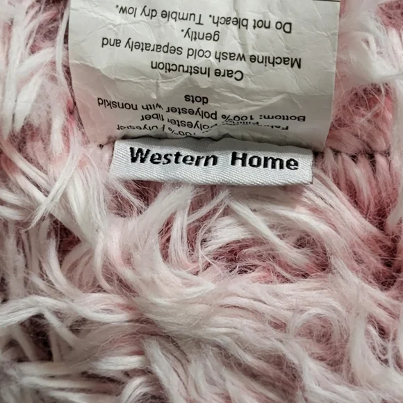 Western Home NWOT Pink Tie Dye 27in Medium Size Donut Pet Bed Up To 35lbs - Picture 3 of 9